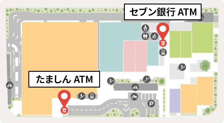 ATMの場所