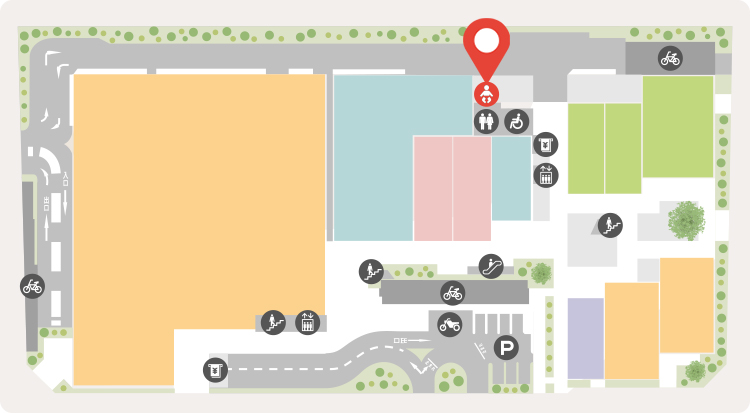 赤ちゃん休憩室の場所